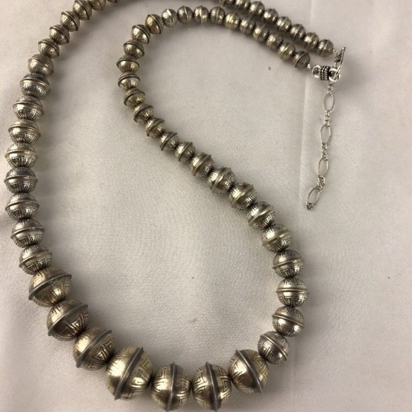 COPY - Hand Stamped Bench Navajo Pearls Graduated… - Picture 8 of 8